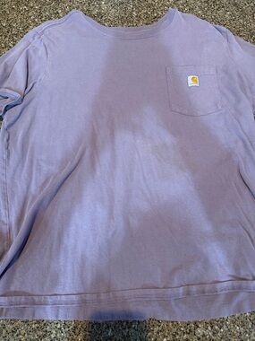 Carhartt Women’s Lavender Short-Sleeve Pocket Tee